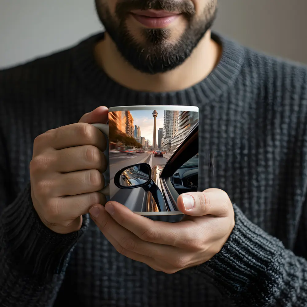 Car Side Mirror CN Tower Toronto Drive – Mugs