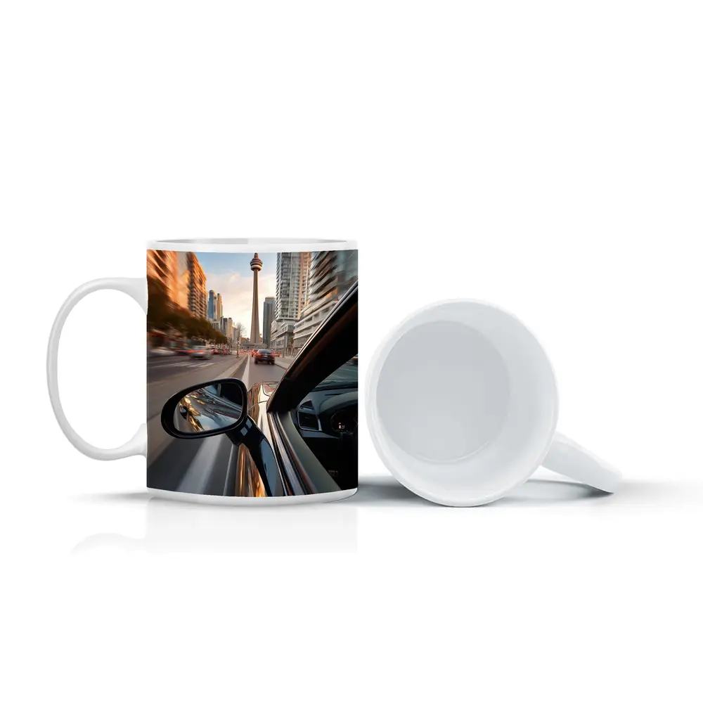 Car Side Mirror CN Tower Toronto Drive – Mugs