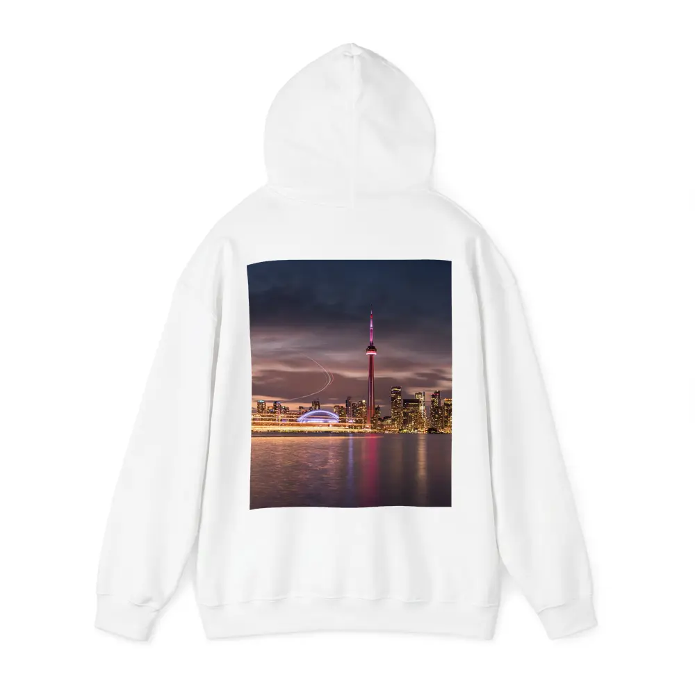 Toronto Skyline CN Tower Dusk Waterfront – Hoodies