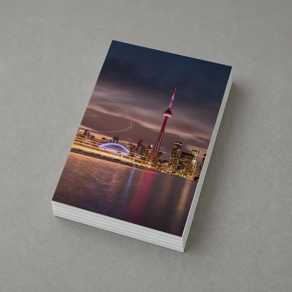 Toronto Skyline CN Tower Dusk Waterfront – Postcards