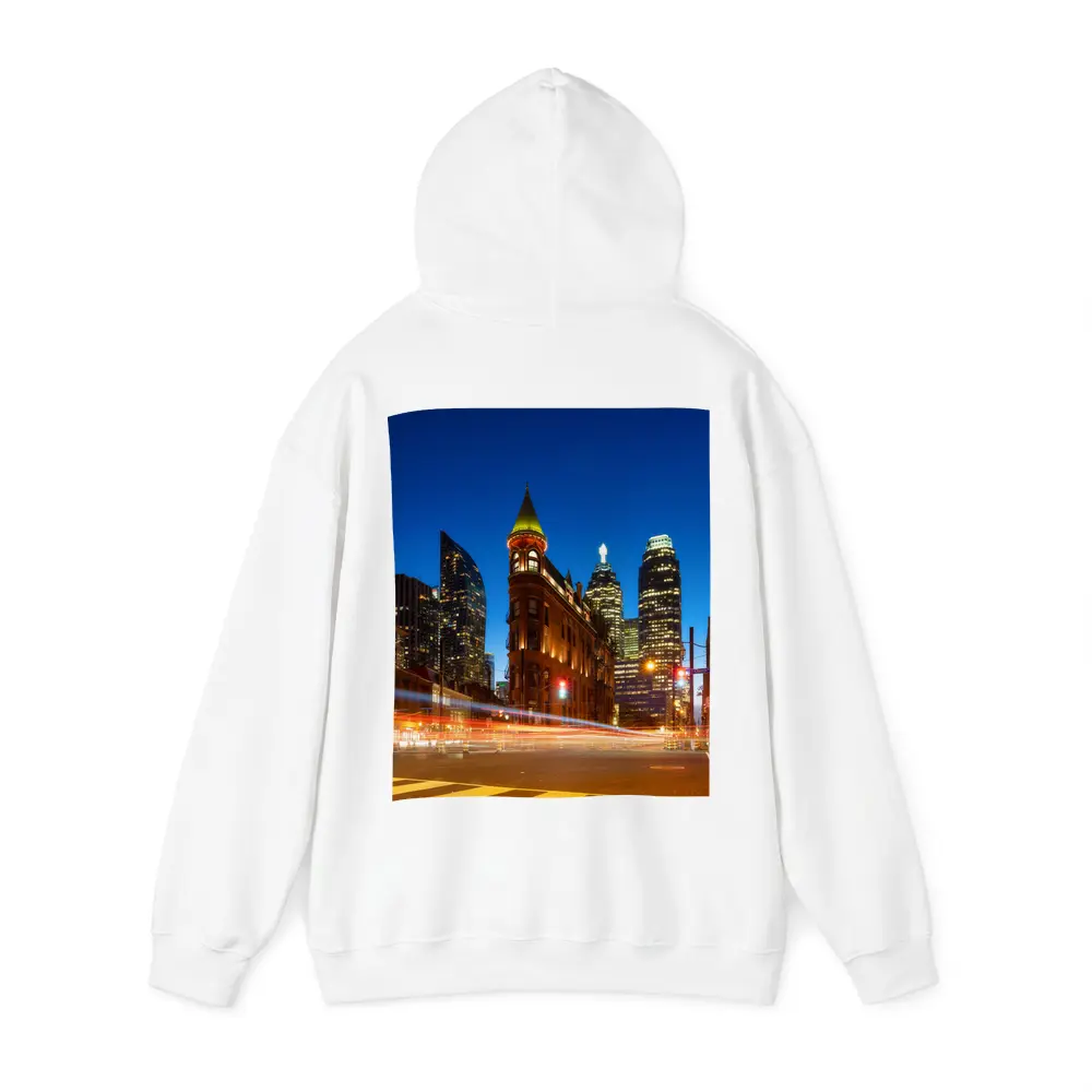 Gooderham Flatiron Building Toronto Night Lights – Hoodies