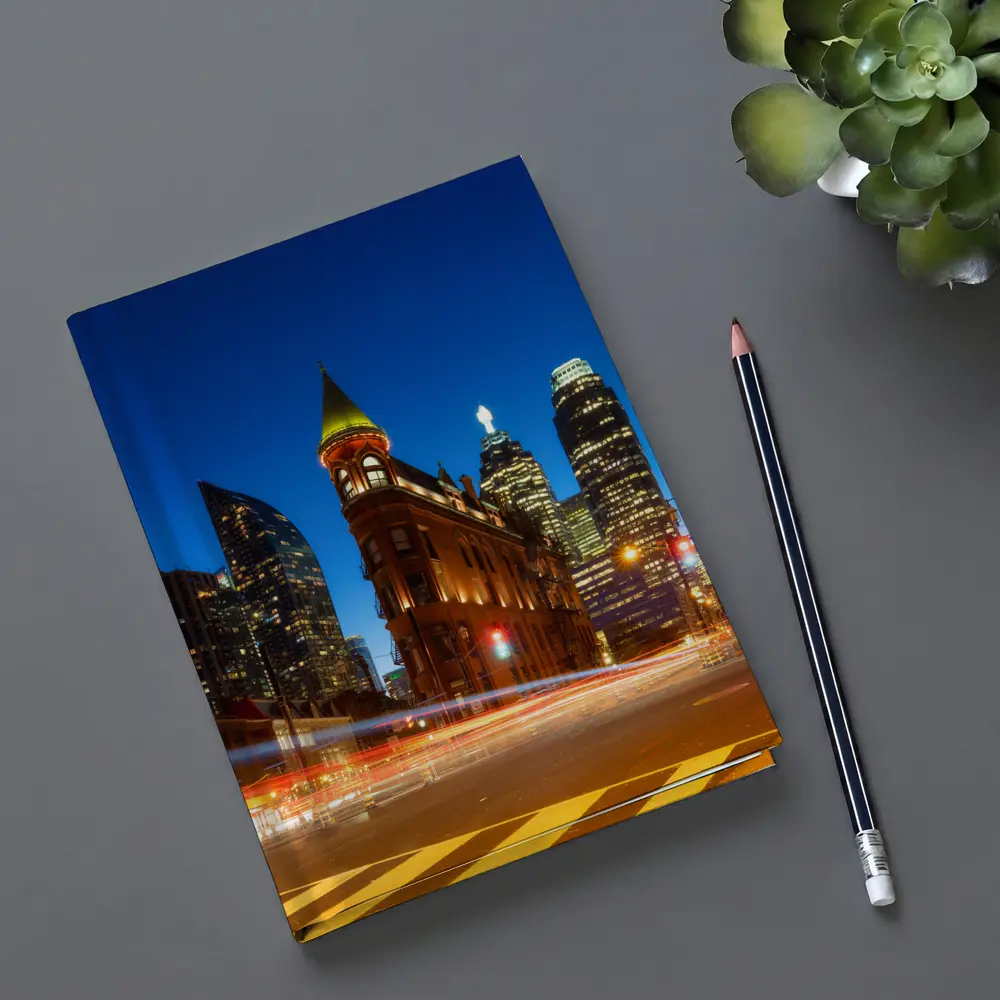 Gooderham Flatiron Building Toronto Night Lights – Notebooks
