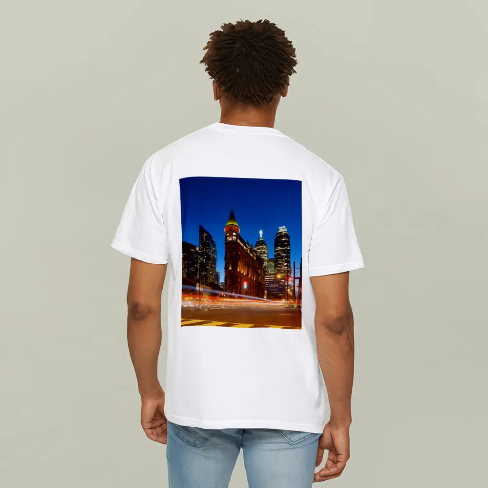 Gooderham Flatiron Building Toronto Night Lights – T-Shirts