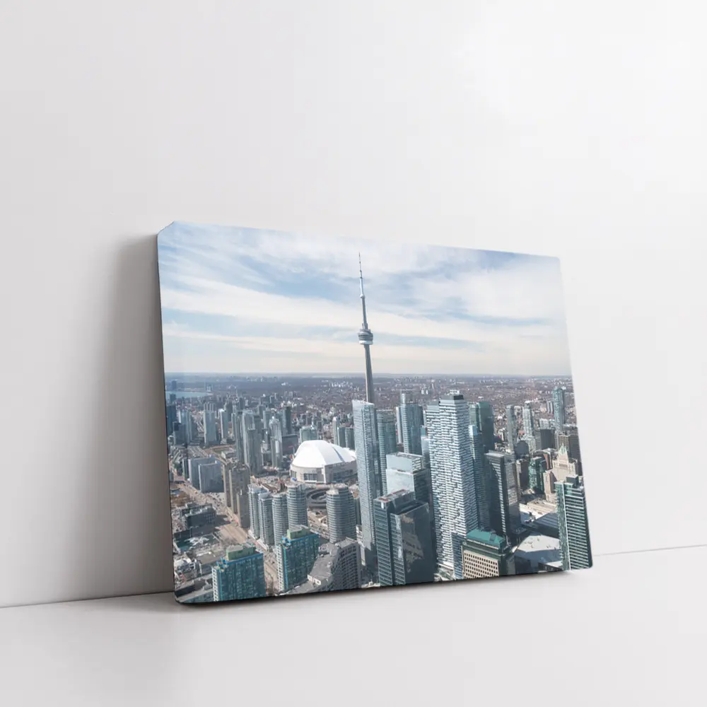 Toronto CN Tower Skyline Aerial City View – Wall Art