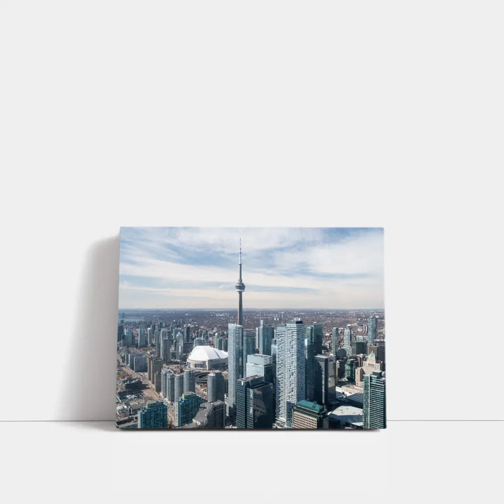 Toronto CN Tower Skyline Aerial City View – Wall Art