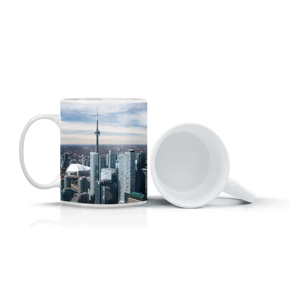 Toronto CN Tower Skyline Aerial City View – Mugs
