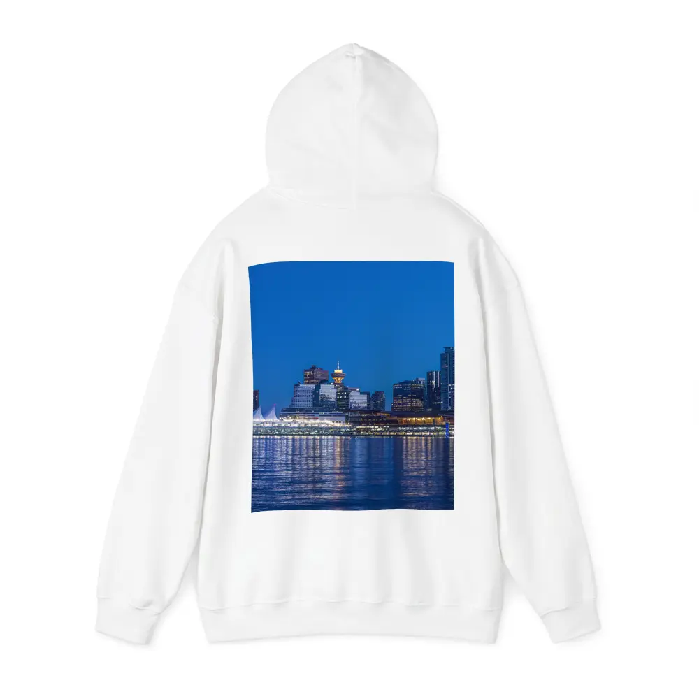 Vancouver Canada City Skyline Blue Dusk – Hoodies
