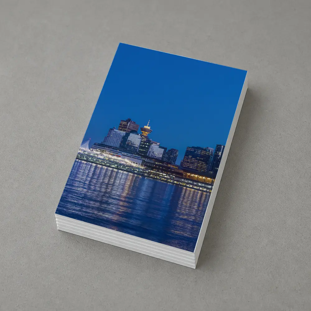 Vancouver Canada City Skyline Blue Dusk – Postcards