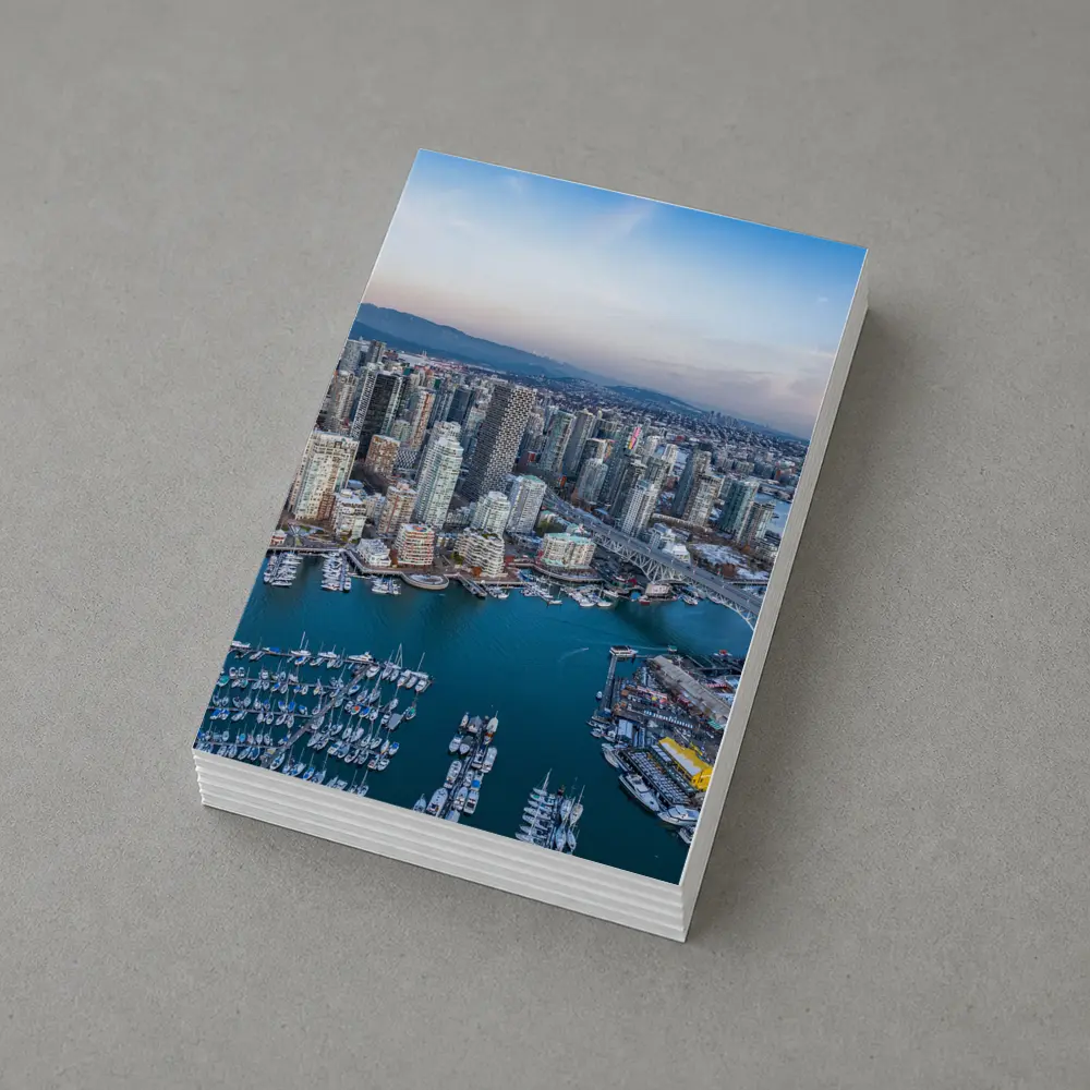 Vancouver Canada Aerial City Skyline Marina – Postcards