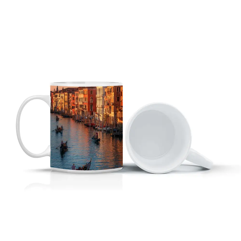 Venice Grand Canal Gondolas Sunset Italy – Mugs