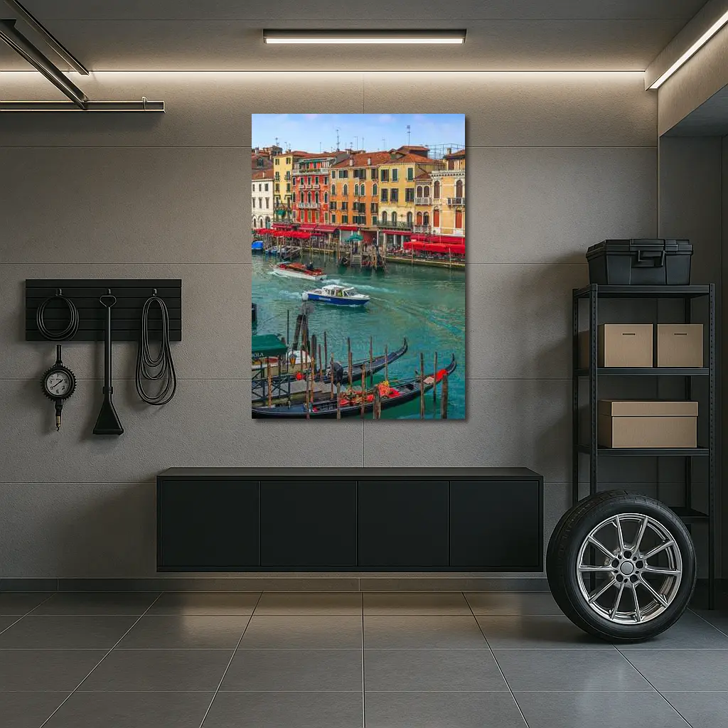 Venice Grand Canal Gondolas Italy Waterway – Wall Art