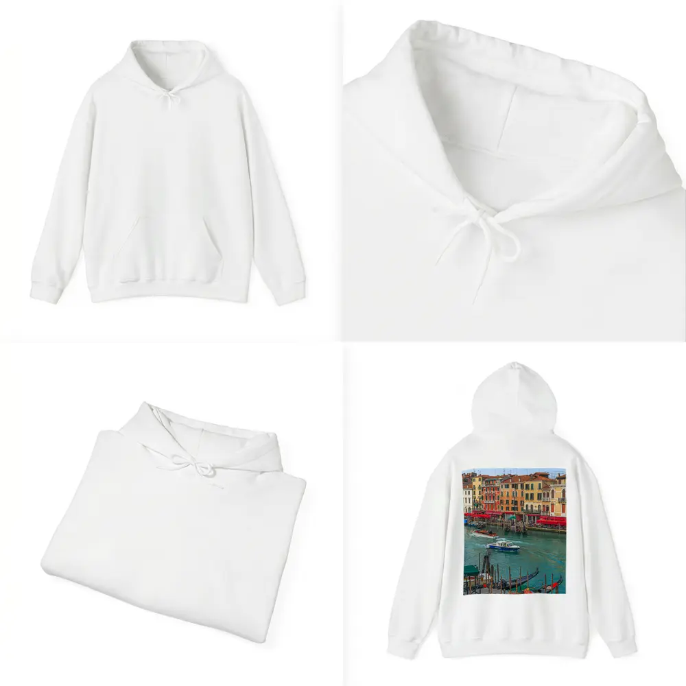 Venice Grand Canal Gondolas Italy Waterway – Hoodies