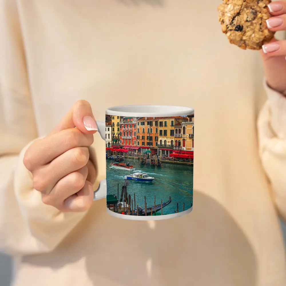 Venice Grand Canal Gondolas Italy Waterway – Mugs