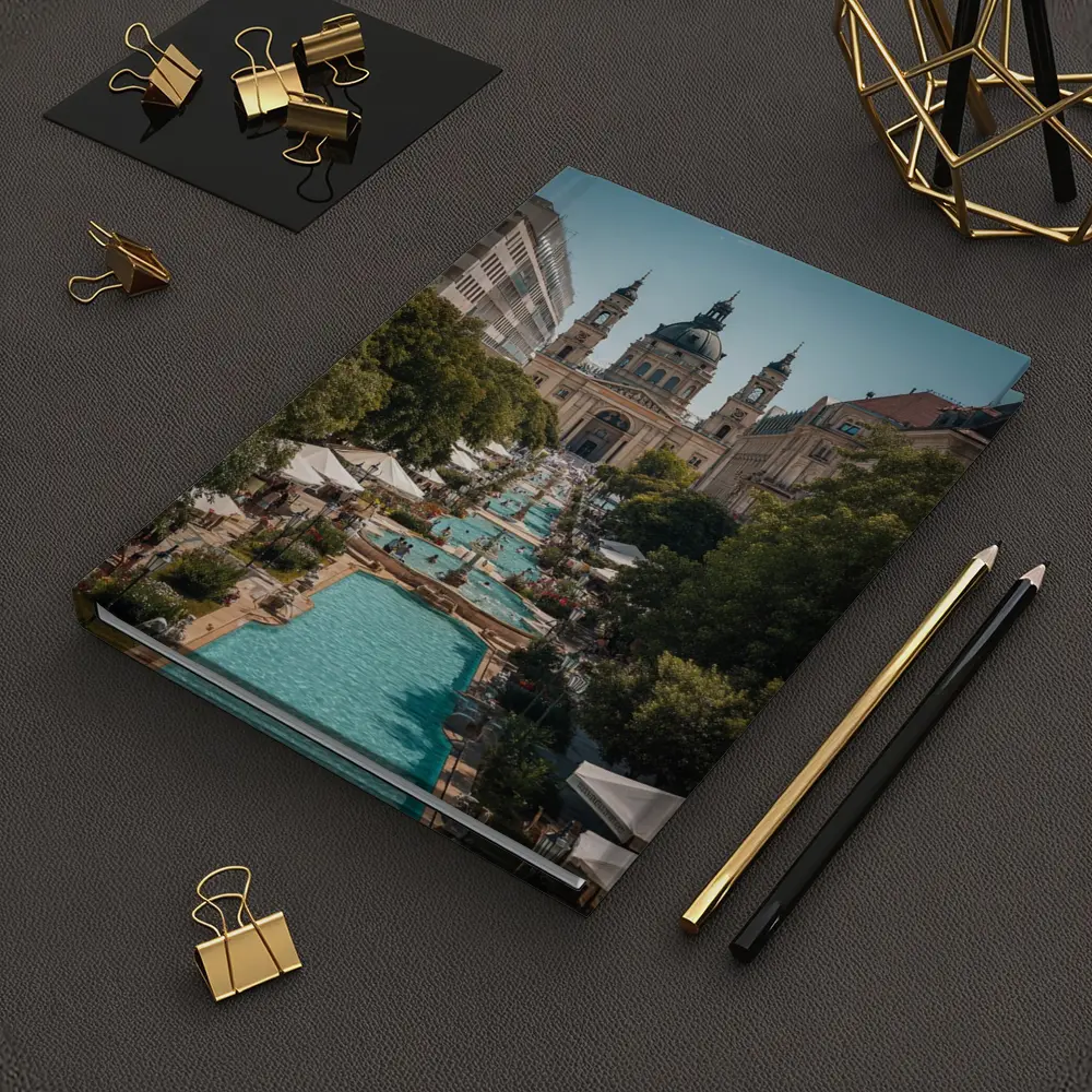 St Stephen Basilica Budapest Summer Fountains – Notebooks