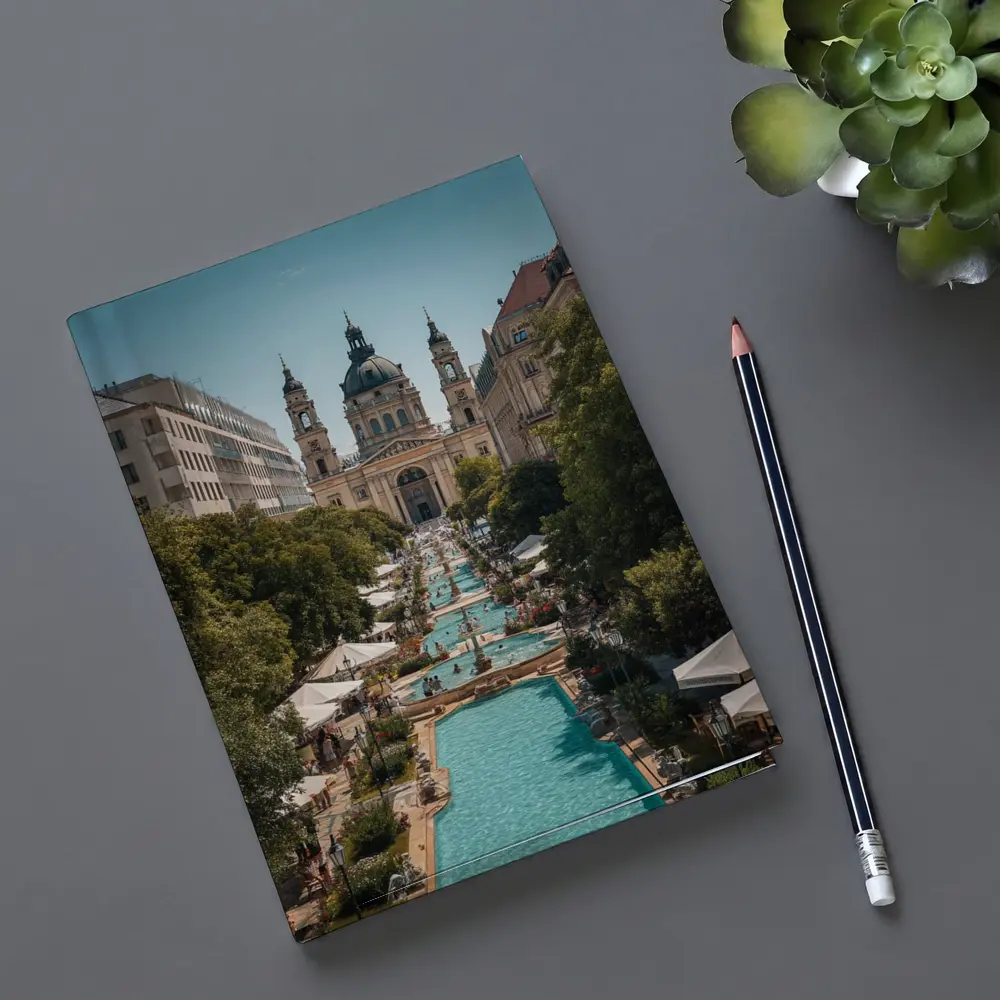 St Stephen Basilica Budapest Summer Fountains – Notebooks