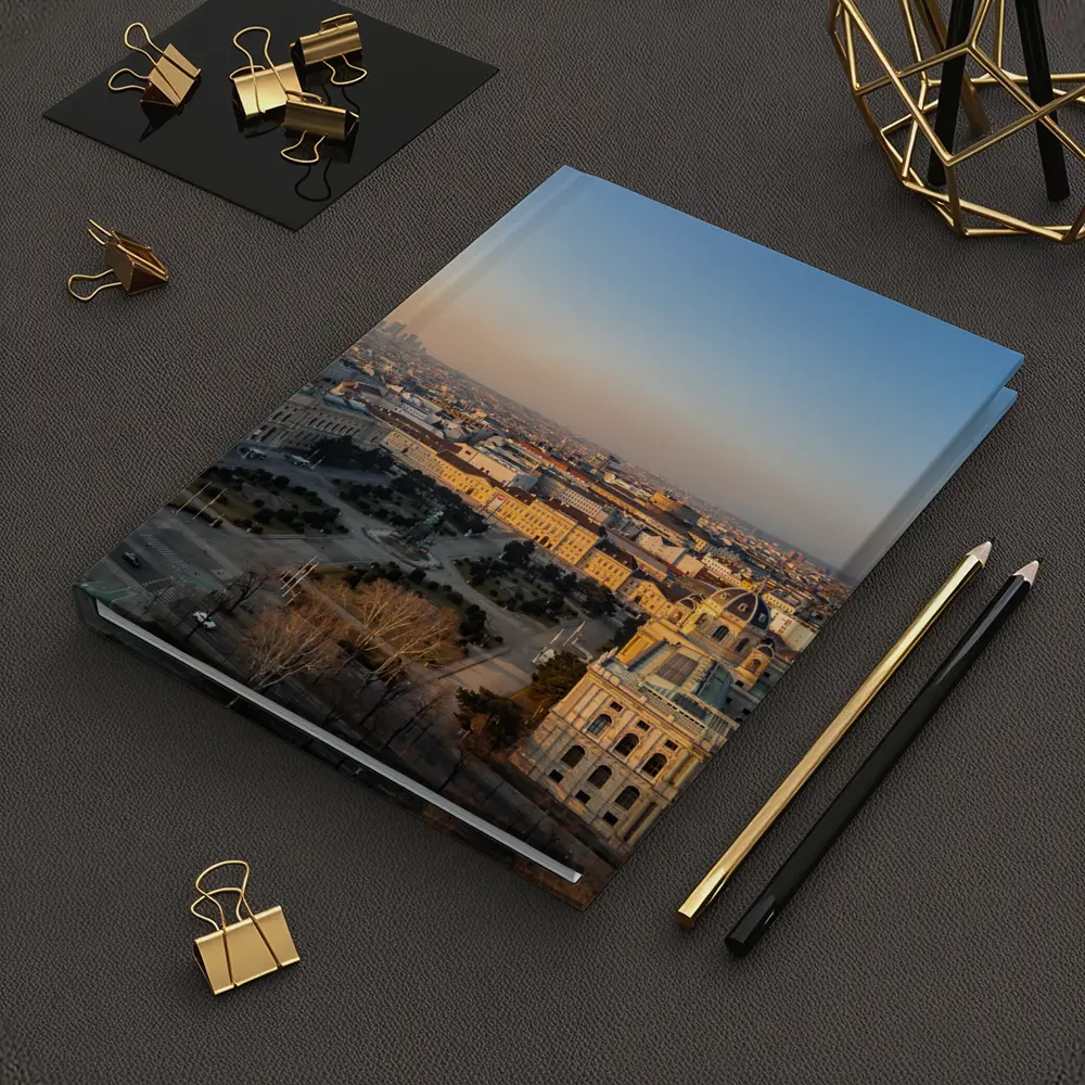 Vienna Austria Aerial City View Sunset – Notebooks