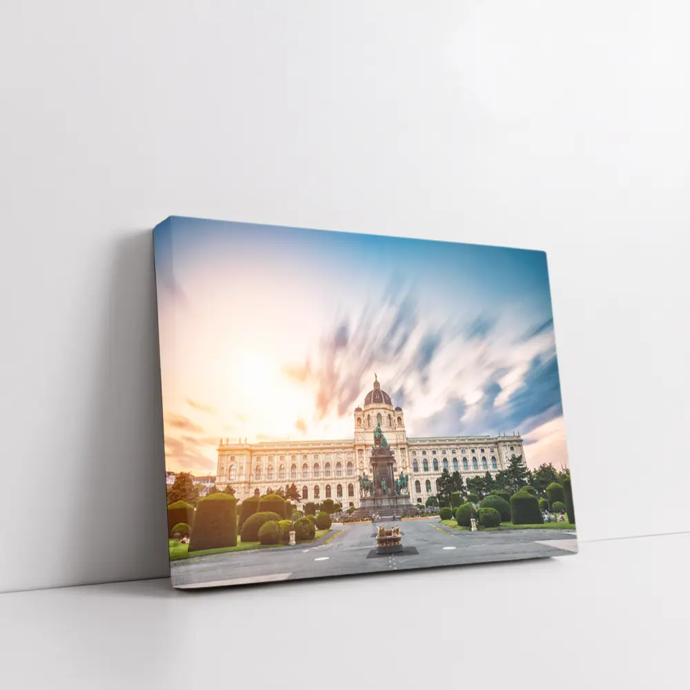 Vienna Natural History Museum Sunset Dramatic Sky – Wall Art