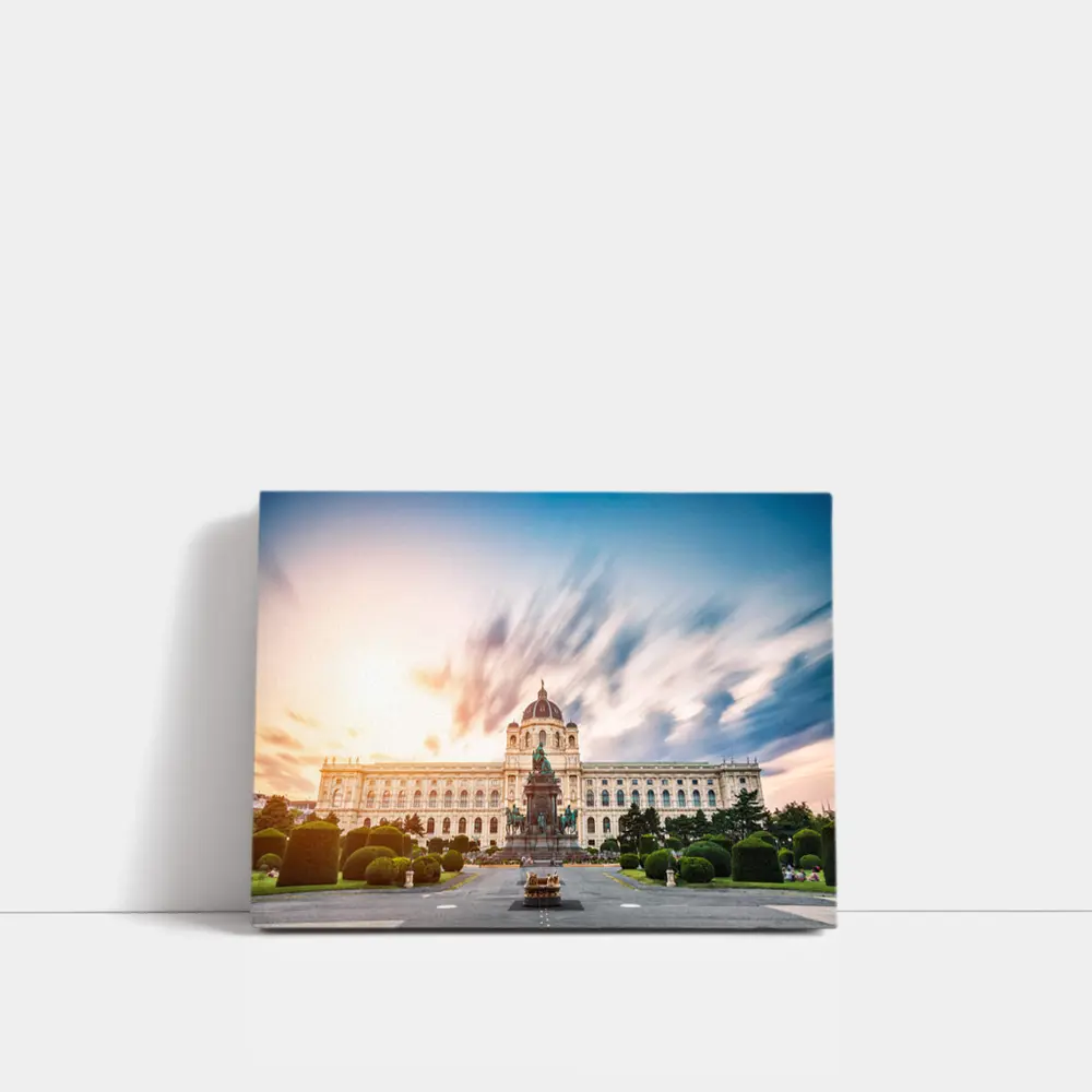 Vienna Natural History Museum Sunset Dramatic Sky – Wall Art
