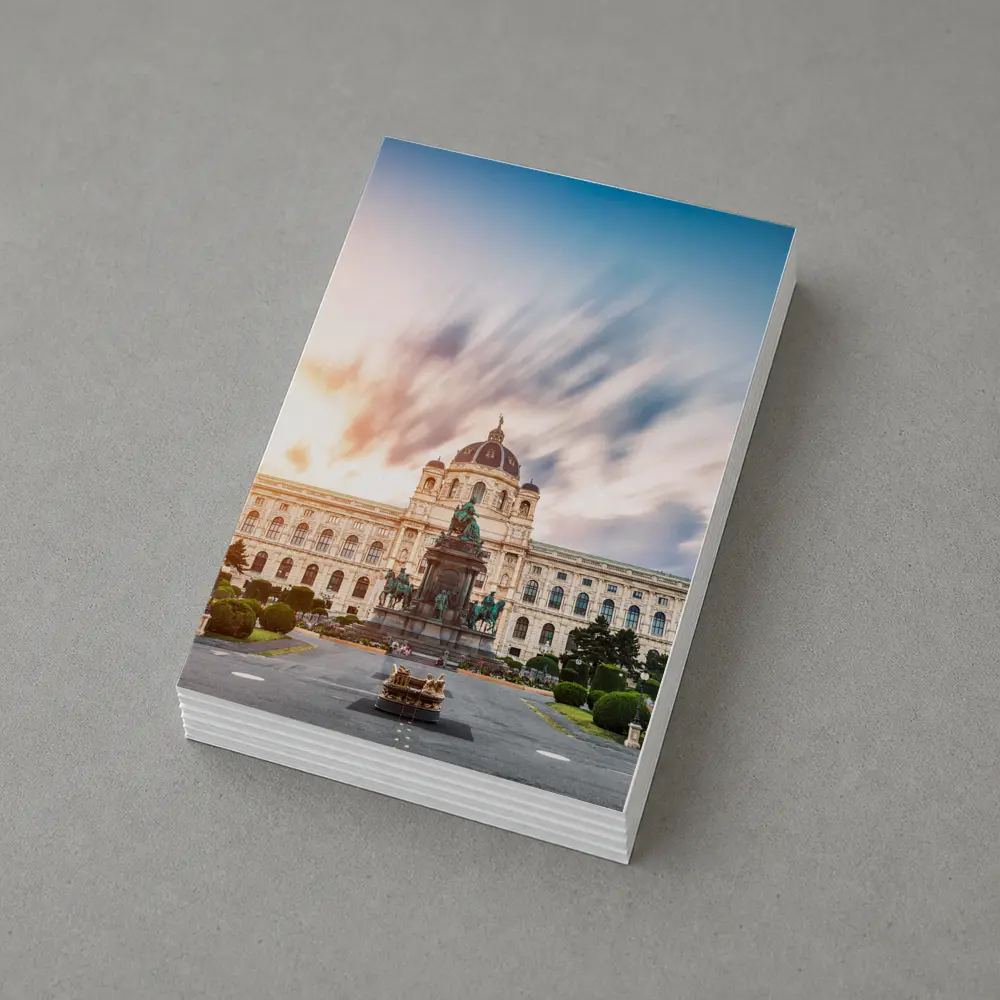 Vienna Natural History Museum Sunset Dramatic Sky – Postcards