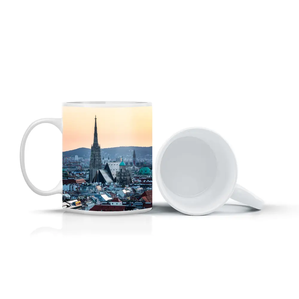 St Stephens Cathedral Vienna City Skyline Sunset – Mugs