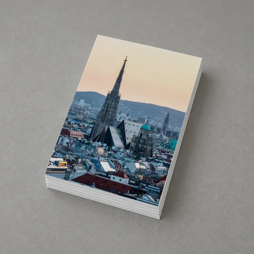 St Stephens Cathedral Vienna City Skyline Sunset – Postcards