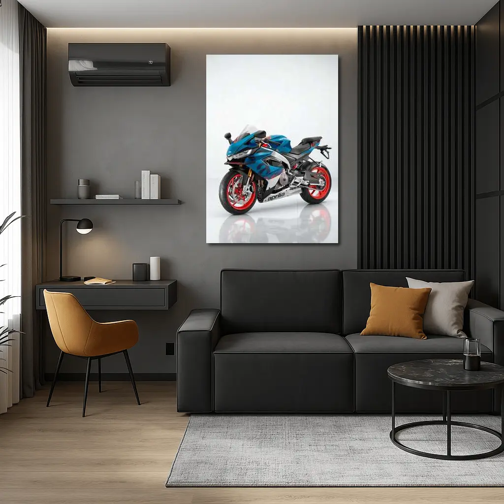 Aprilia RS Superbike Blue Red Studio – Wall Art