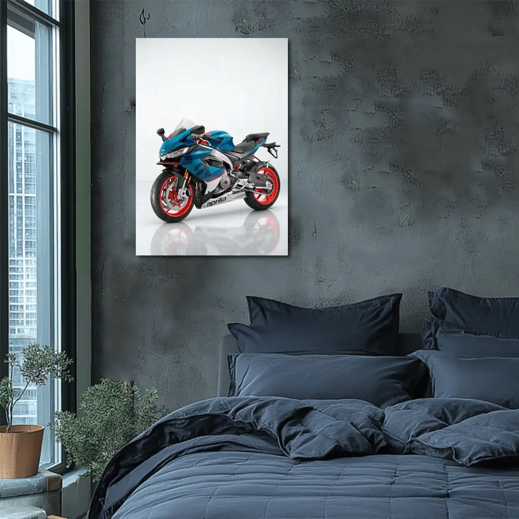 Aprilia RS Superbike Blue Red Studio – Wall Art