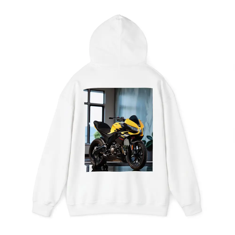 Yellow Black Sport Bike Indoor Studio – Hoodies