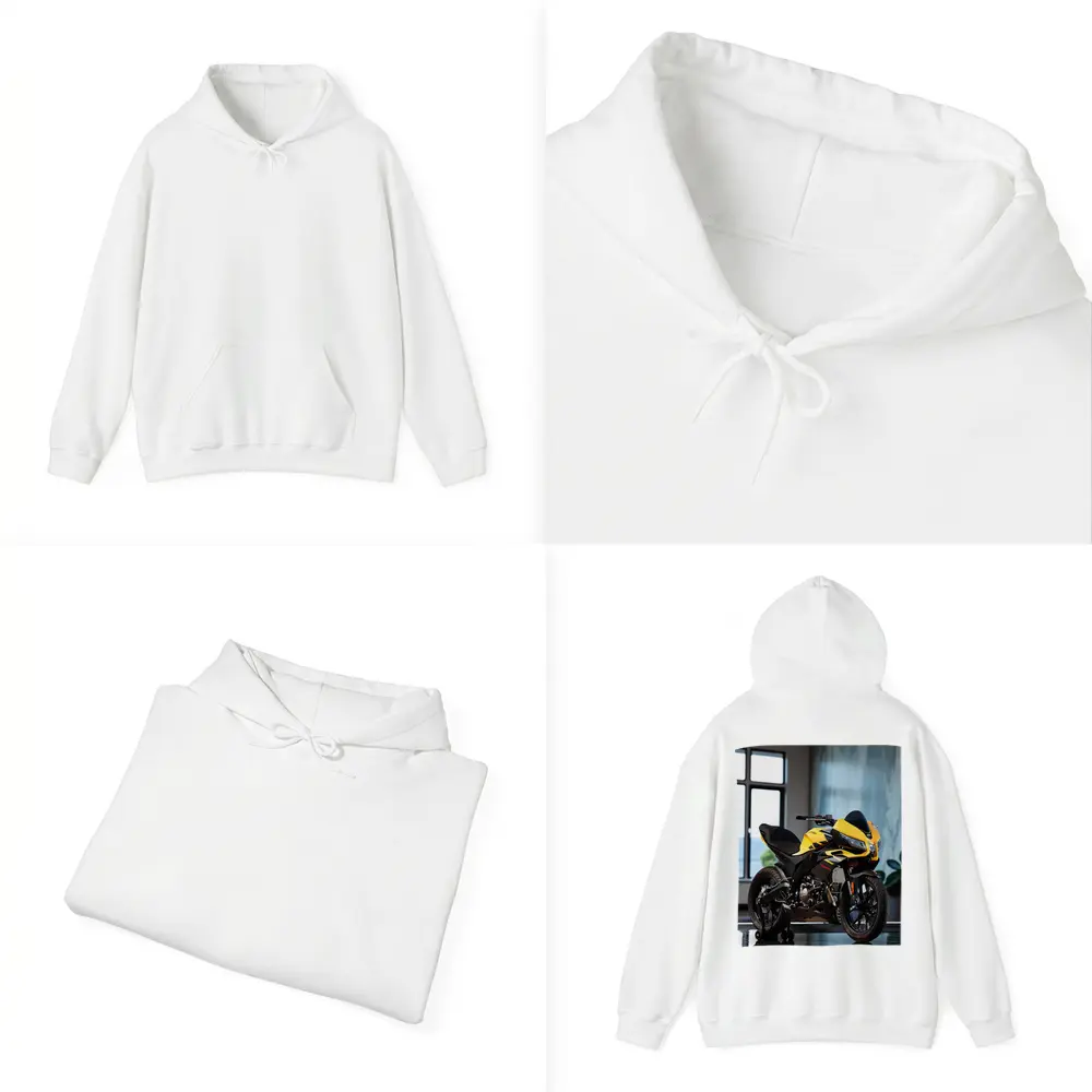 Yellow Black Sport Bike Indoor Studio – Hoodies