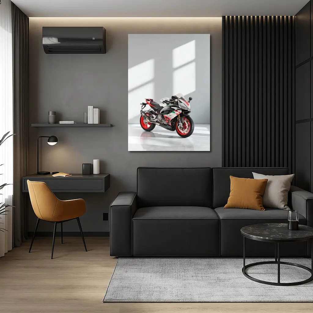 Aprilia RS660 Sport Bike White Studio – Wall Art