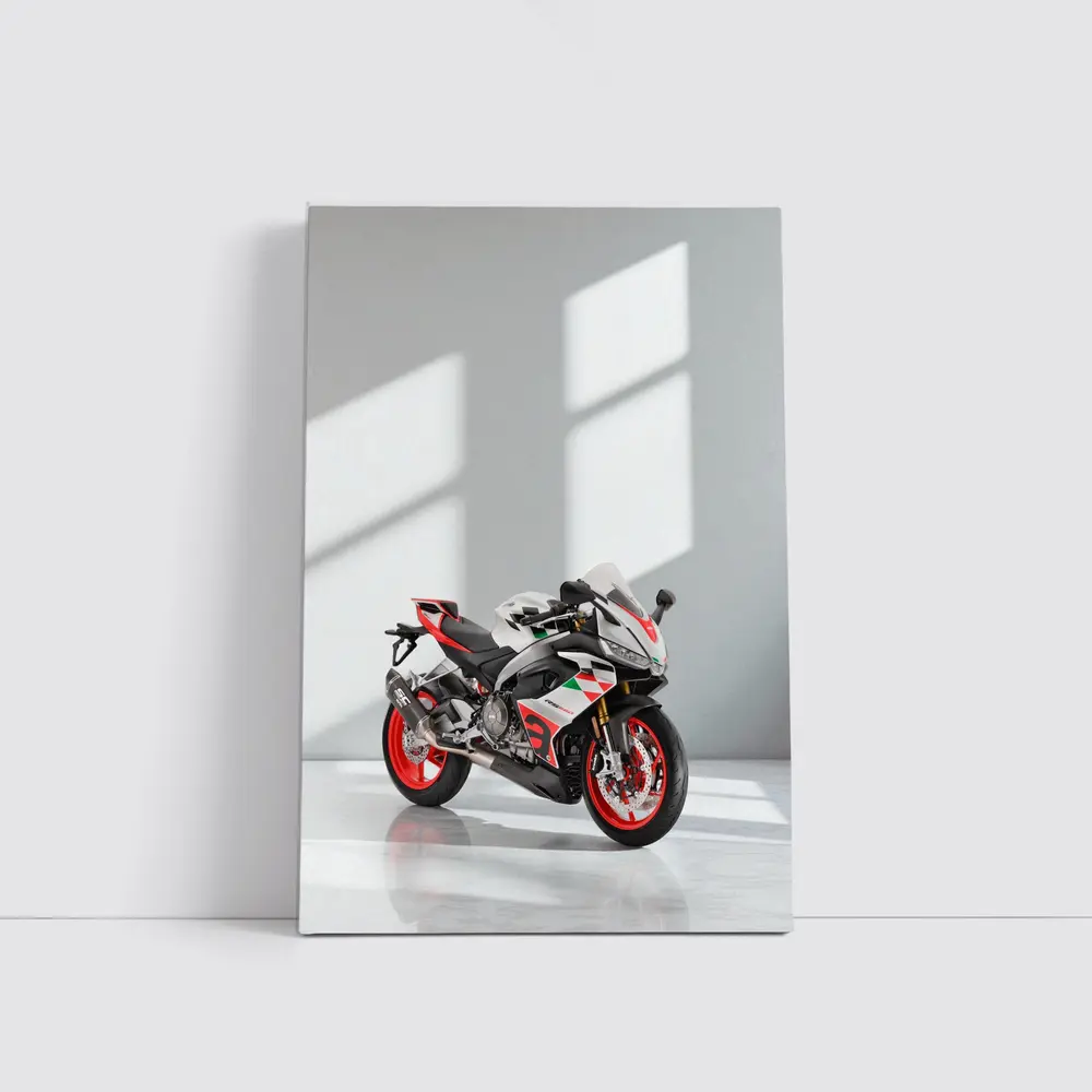 Aprilia RS660 Sport Bike White Studio – Wall Art