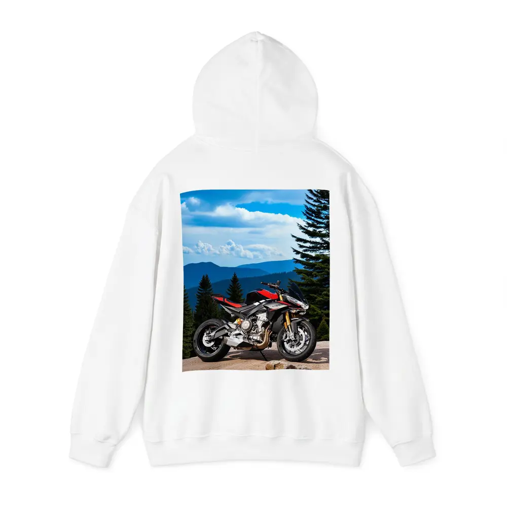 Aprilia Tuono Streetfighter Motorcycle Mountain Forest – Hoodies