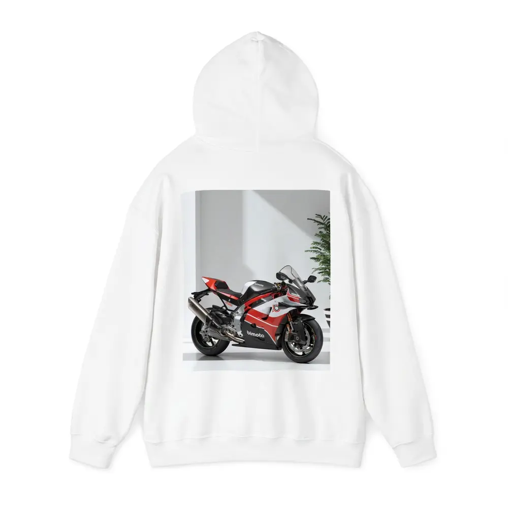 Bimota Superbike Red Black Minimalist Studio – Hoodies