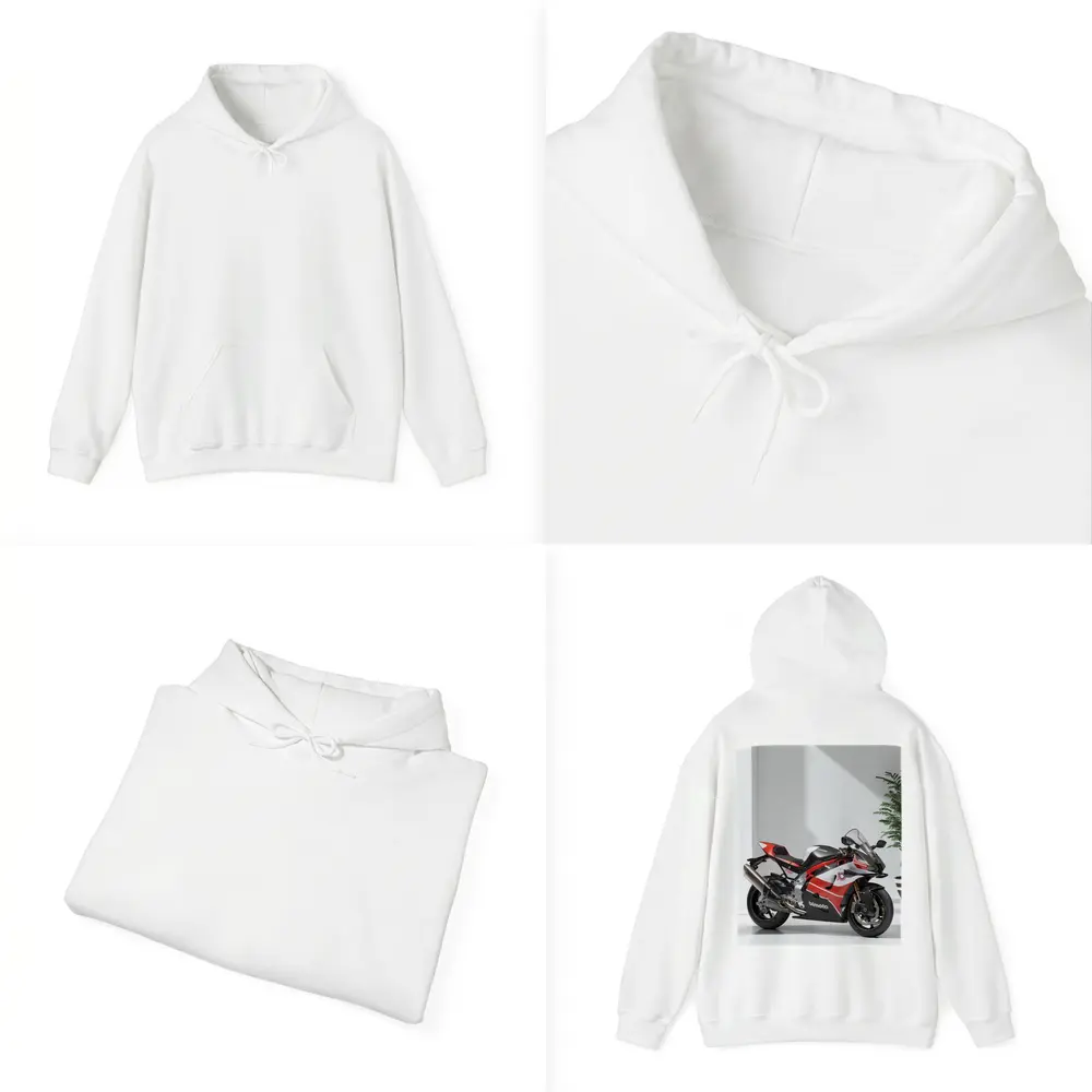 Bimota Superbike Red Black Minimalist Studio – Hoodies