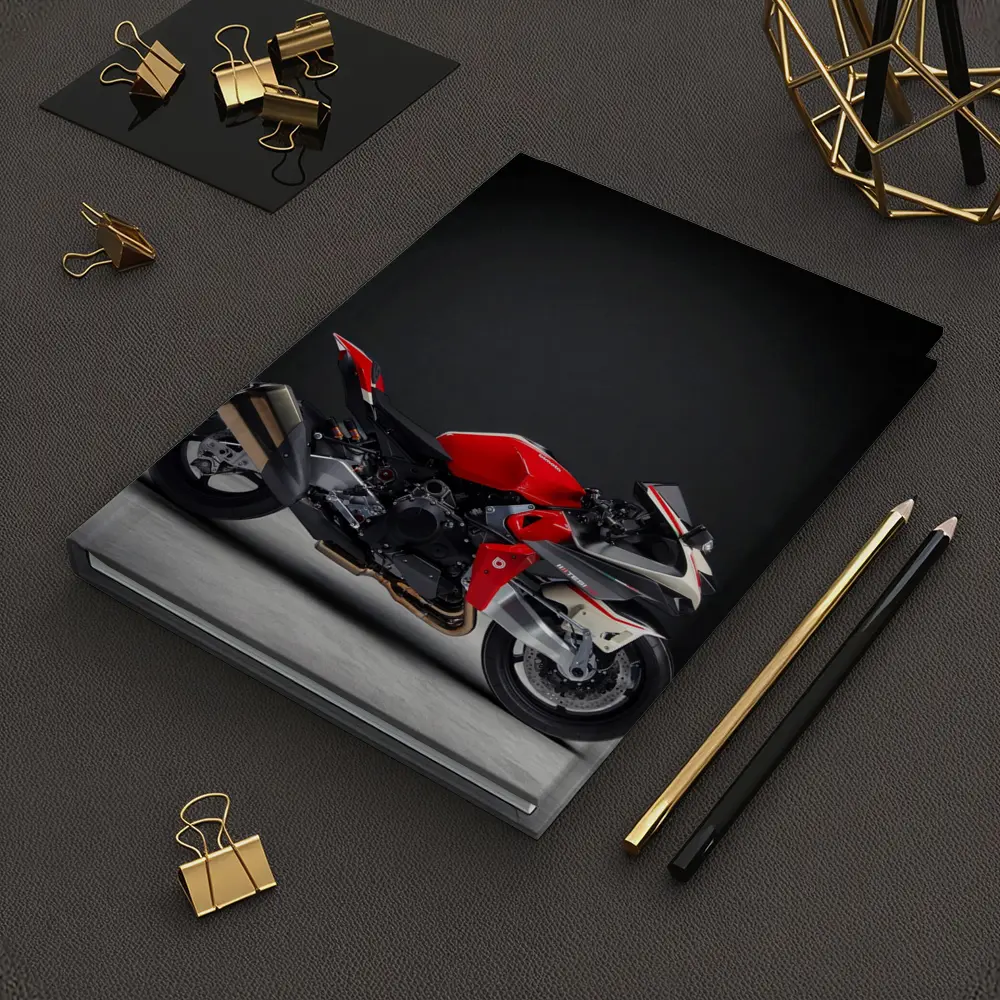 MV Agusta Sport Bike Red Dark Background – Notebooks