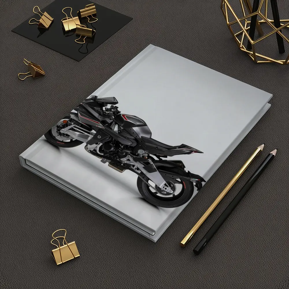 Kawasaki Ninja H2 Black Sport Bike – Notebooks