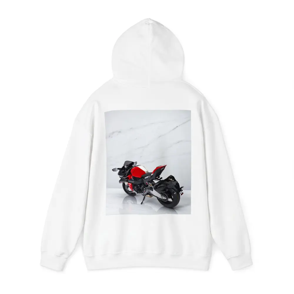 Red MV Agusta Sport Bike Marble Background – Hoodies