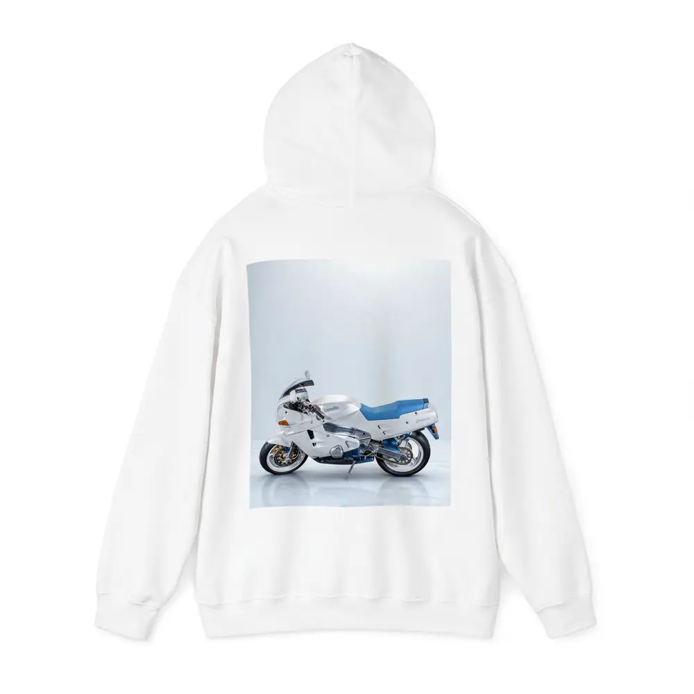 Bimota Motorcycle White Blue Studio Shot – Hoodies