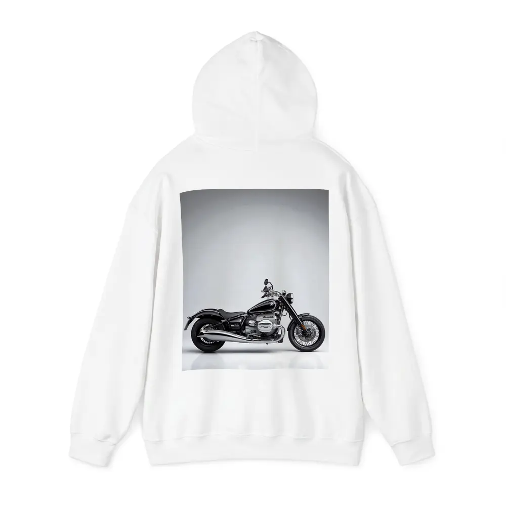 BMW R18 Cruiser Motorcycle Gray Studio Background – Hoodies