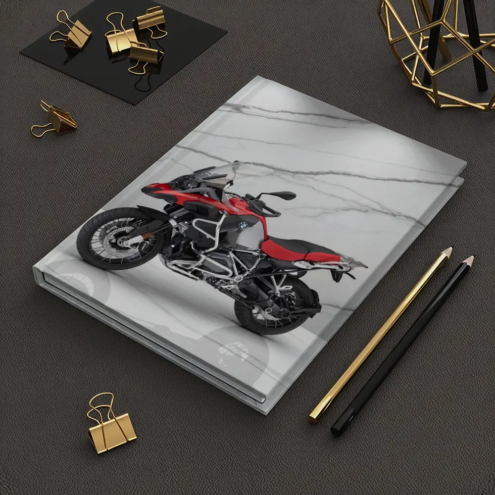 BMW R1250GS Adventure Motorcycle Marble Background – Notebooks