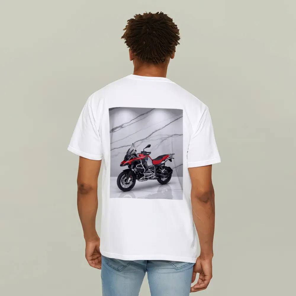 BMW R1250GS Adventure Motorcycle Marble Background – T-Shirts