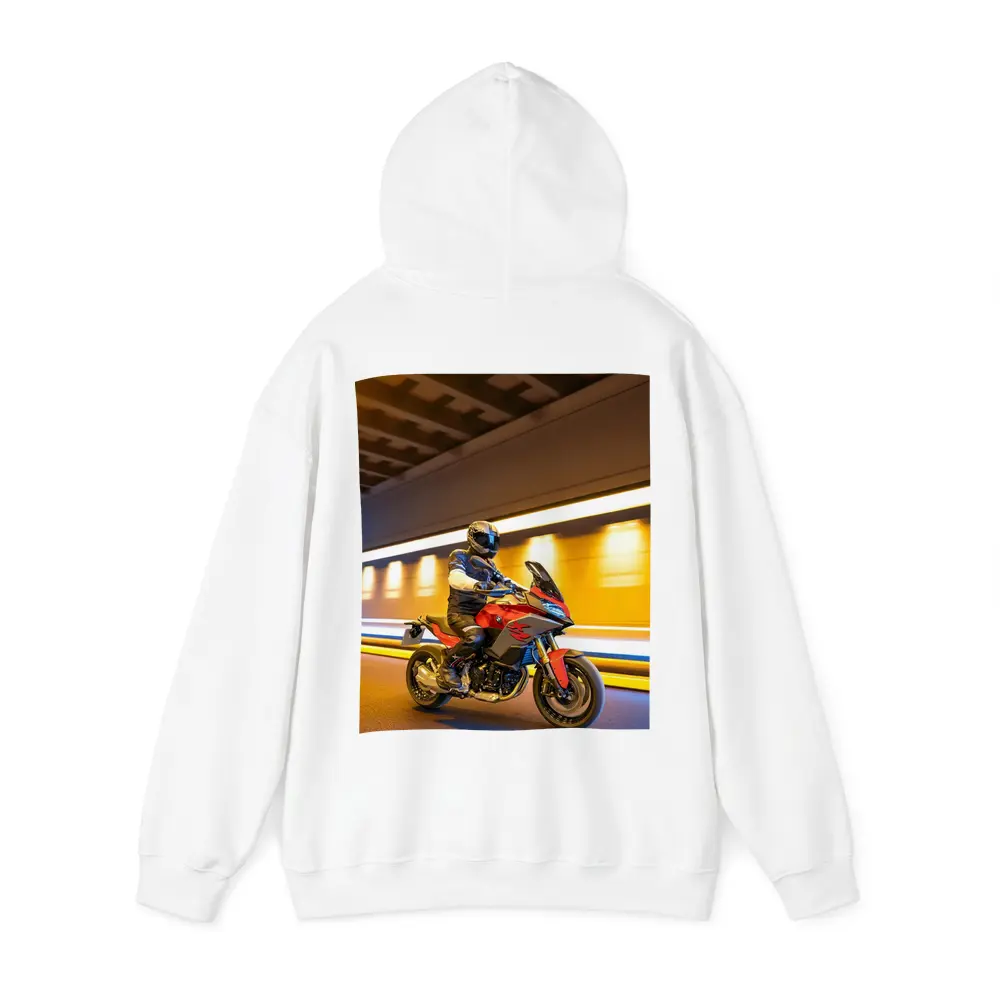 BMW Motorcycle Rider Speeding Through Tunnel – Hoodies