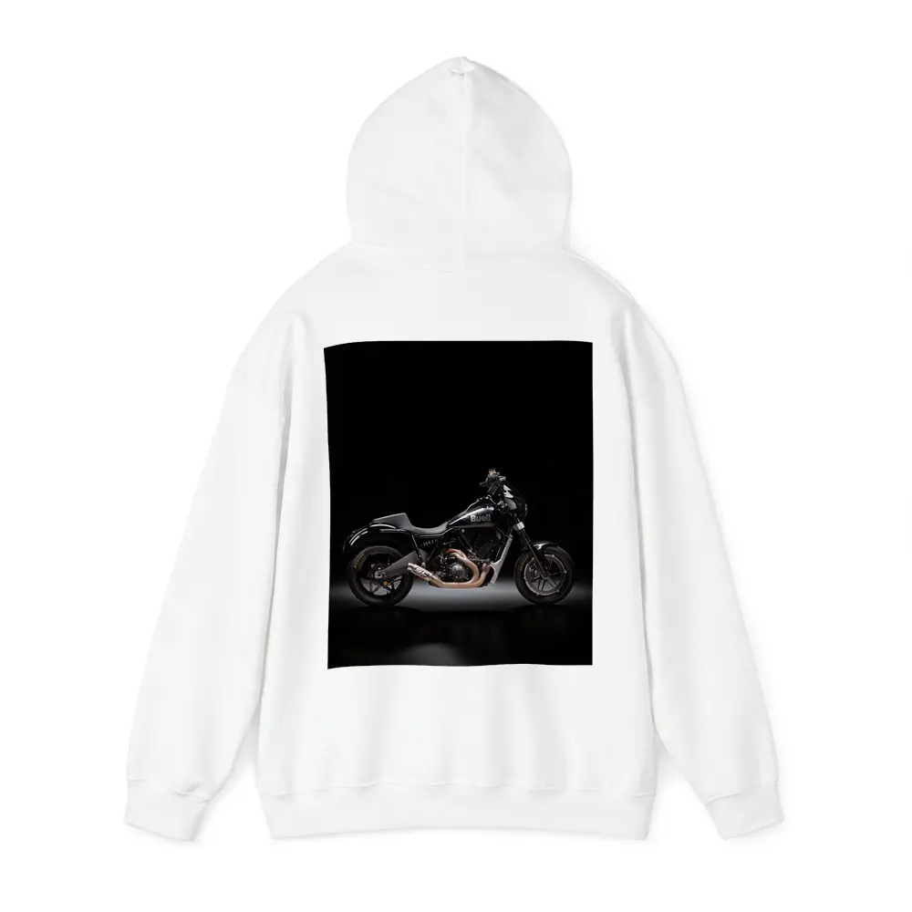 Buell Motorcycle Black Studio Dark Background – Hoodies