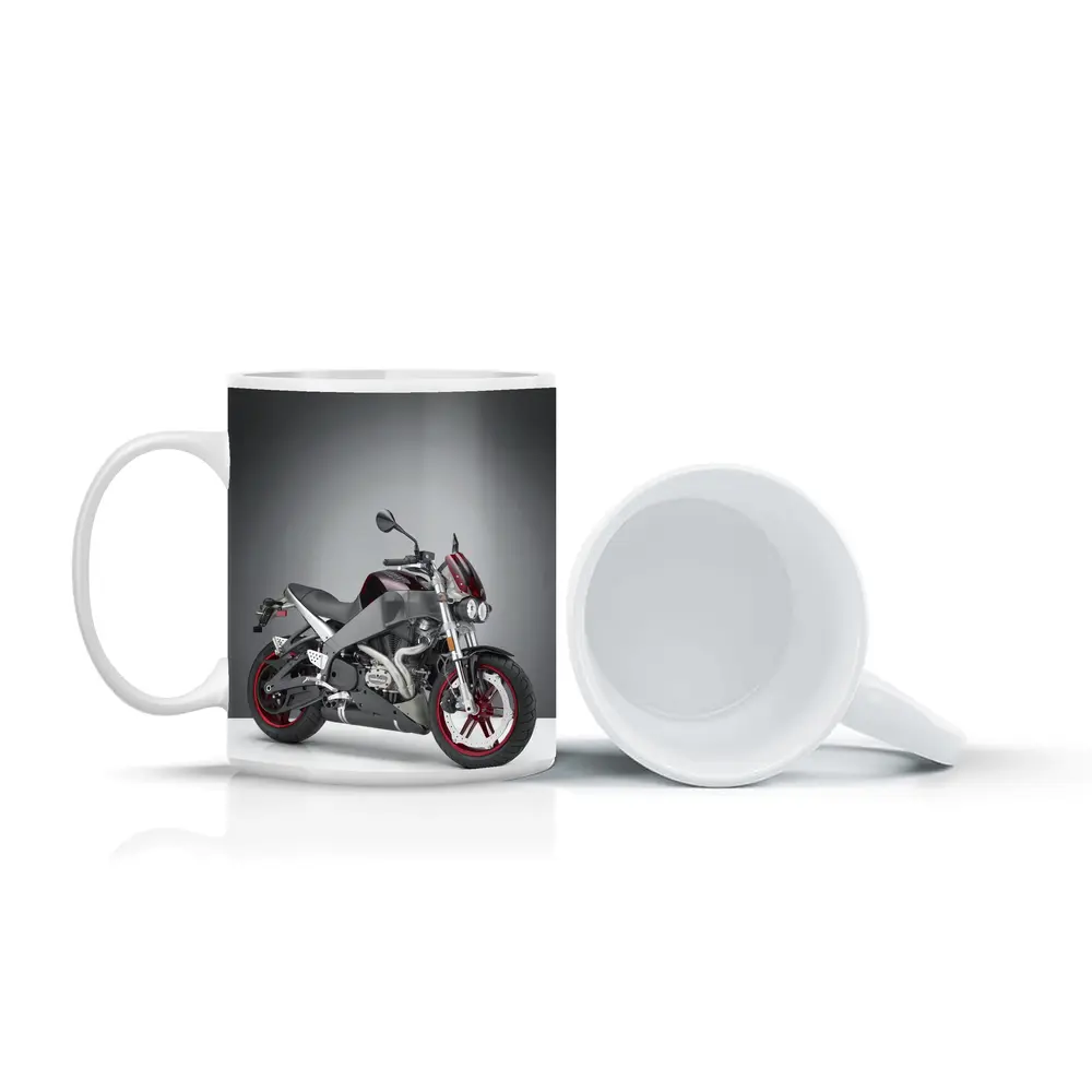Buell Naked Streetfighter Motorcycle Gray Studio – Mugs