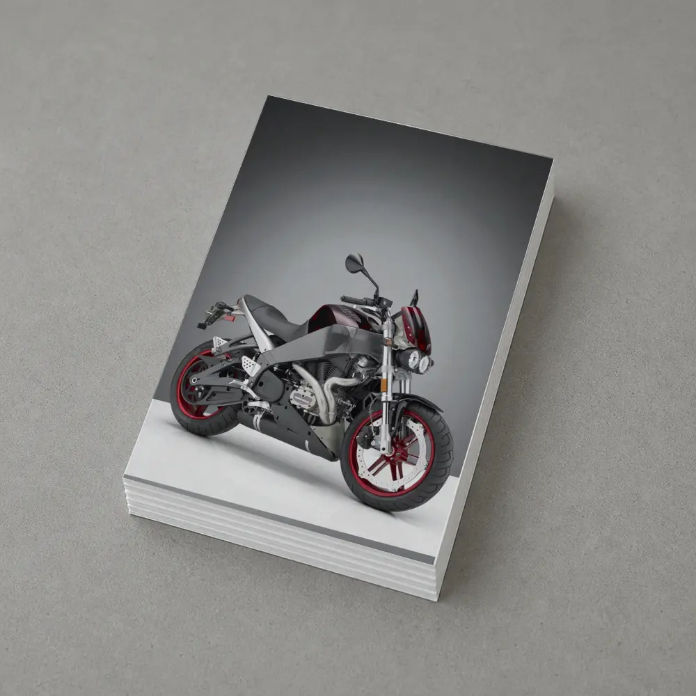 Buell Naked Streetfighter Motorcycle Gray Studio – Postcards