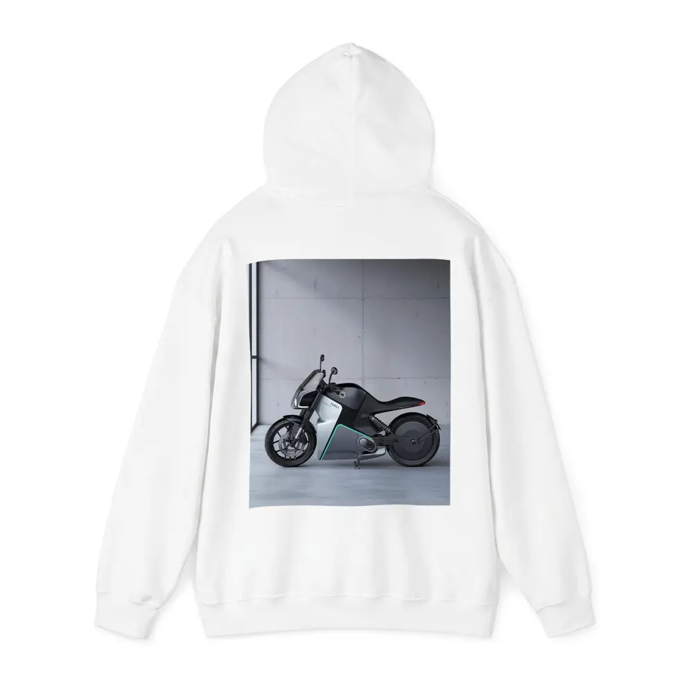 Fuell Electric Motorcycle Concrete Studio Setting – Hoodies