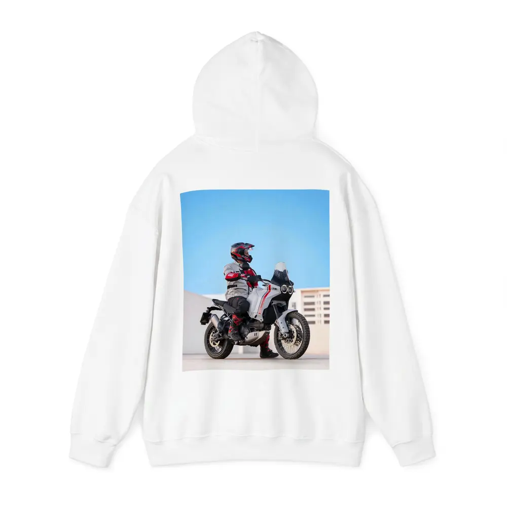 Ducati Desert Sled Rider Urban Rooftop – Hoodies
