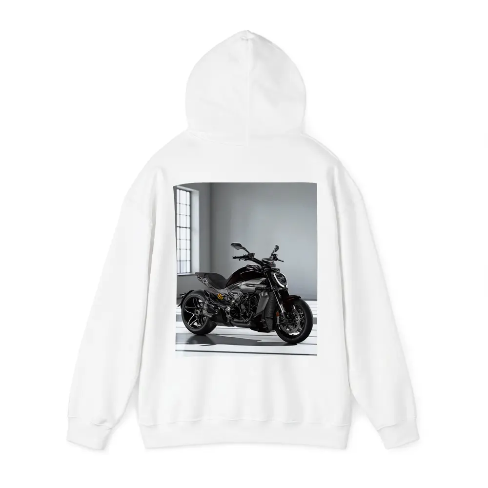 Ducati Diavel Motorcycle Dark Studio Setting – Hoodies