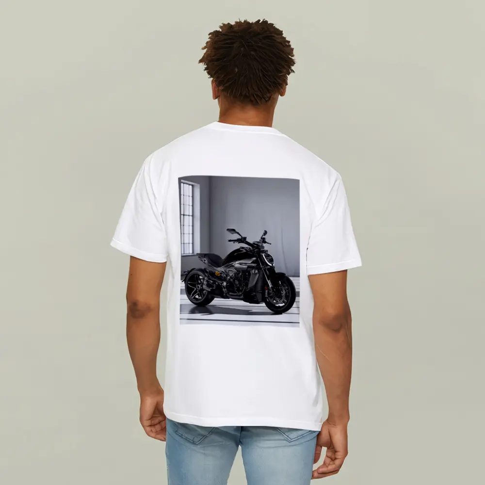 Ducati Diavel Motorcycle Dark Studio Setting – T-Shirts
