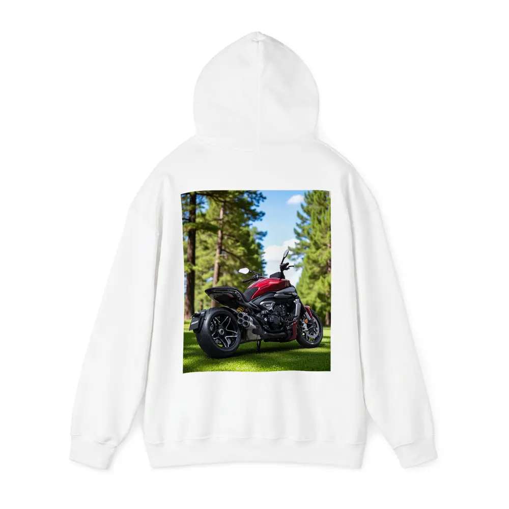 Ducati Diavel Red Motorcycle Green Park – Hoodies